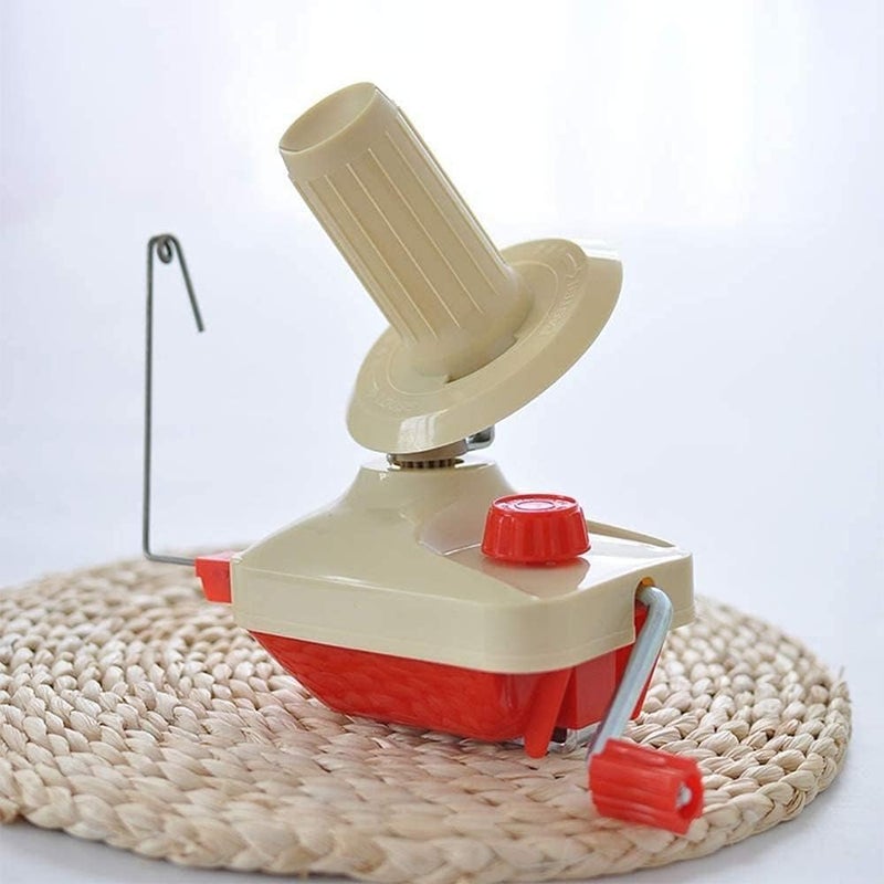 UrbAmerican Yarn Winder, Knitting Yarn Ball Winder,Knitting Wool Winder Holder, Swift Table Top Hand Operated Winder,Manual Wool Yarn Cone Ball Winder - 180x135x100mm - Image 1
